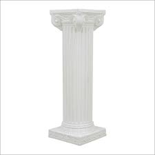 White 40" Corinthian Column